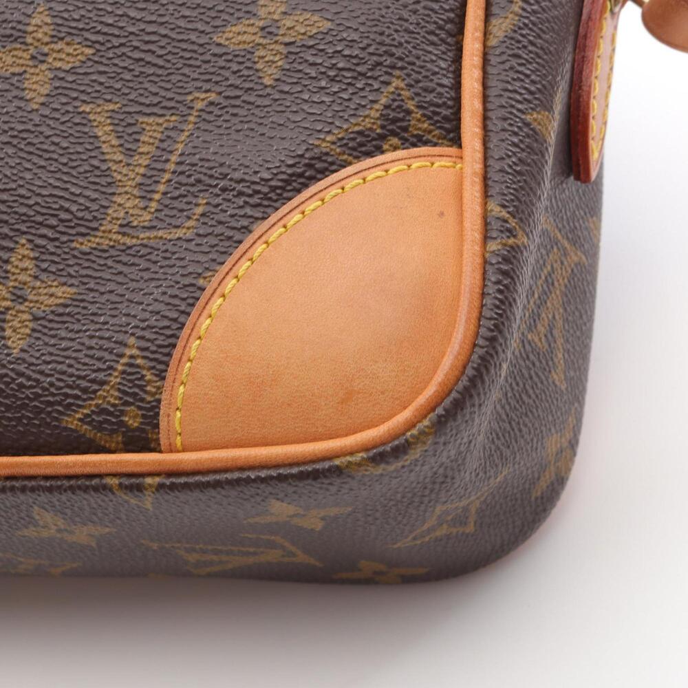 LOUIS VUITTON Authentic Brown Monogram Leather Shoulder Bag - Picture 7 of 11
